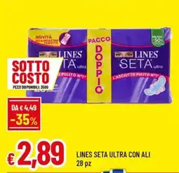 Famila Lines seta ultra con ali offerta