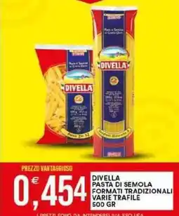 Vantaggio Cash&Carry Divella pasta di semola formati tradizionali varie trafile offerta