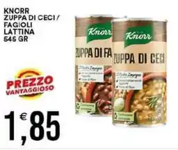 Vantaggio Cash&Carry Knorr zuppa di ceci/ fagioli lattina offerta