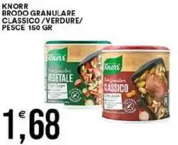 Vantaggio Cash&Carry Knorr brodo granulare classico/verdure/ pesce offerta