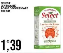 Vantaggio Cash&Carry Select lenticchie rosse decorticate offerta