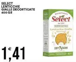 Vantaggio Cash&Carry Select lenticchie gialle decorticate offerta