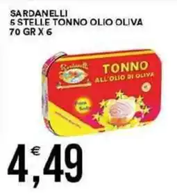 Vantaggio Cash&Carry Sardanelli 5 stelle tonno olio oliva offerta