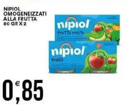 Vantaggio Cash&Carry Nipiol omogeneizzati alla frutta offerta