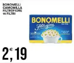 Vantaggio Cash&Carry Bonomelli camomilla filtrofiore 14 filtri offerta