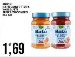 Vantaggio Cash&Carry Rigoni natu confettura vari gusti senza zucchero senza zucchero offerta