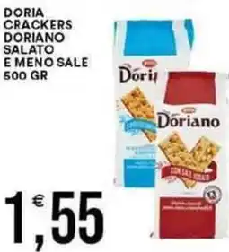 Vantaggio Cash&Carry Doria crackers doriano salato e meno sale offerta