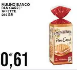 Vantaggio Cash&Carry Mulino bianco pan carre 16 fette offerta