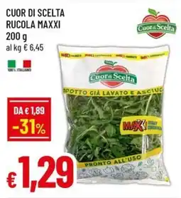 Famila Cuor di scelta rucola maxxi offerta