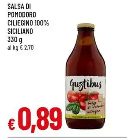 Famila Salsa di pomodoro ciliegino 100% siciliano offerta