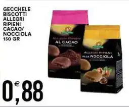 Vantaggio Cash&Carry Gecchele biscotti allegri ripieni cacao/ nocciola offerta