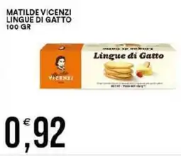 Vantaggio Cash&Carry Matilde vicenzi lingue di gatto offerta