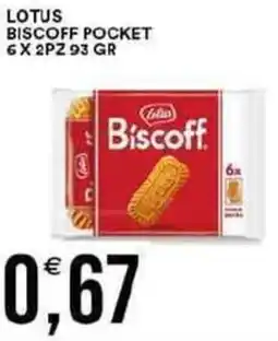 Vantaggio Cash&Carry Lotus biscoff pocket 6 x 2pz offerta