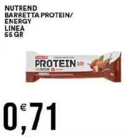 Vantaggio Cash&Carry Nutrend barretta protein/ energy linea offerta
