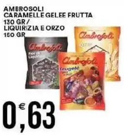 Vantaggio Cash&Carry Ambrosoli caramelle gelee frutta liquirizia e orzo offerta