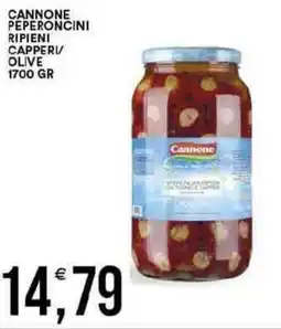 Vantaggio Cash&Carry Cannone peperoncini ripieni capperi olive offerta