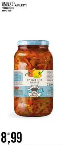 Vantaggio Cash&Carry Cannone peperoni a filetti pugliese offerta