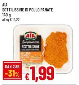 Famila Aia sottilissime di pollo panate offerta