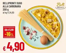 Famila Bellipronti sugo alla carbonara offerta