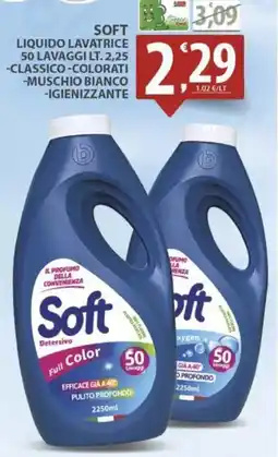 Sisa Soft liquido lavatrice 50 lavaggi offerta