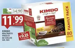 Sisa Kimbo macinato fresco 80 cialde offerta