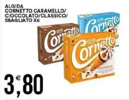Vantaggio Cash&Carry Algida cornetto caramello/ cioccolato/classico/ sbagliato x6 offerta