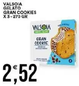 Vantaggio Cash&Carry Valsoia gelato gran cookies x3 offerta