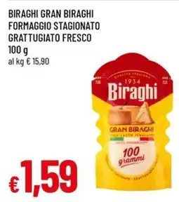Famila Biraghi gran biraghi formaggio stagionato grattugiato fresco offerta