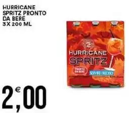 Vantaggio Cash&Carry Hurricane spritz pronto da bere offerta
