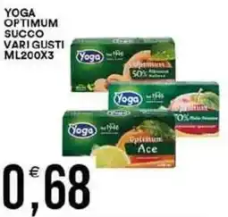 Vantaggio Cash&Carry Yoga optimum succo vari gusti offerta