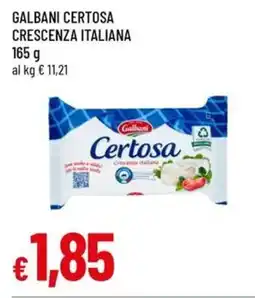 Famila Galbani certosa crescenza italiana offerta