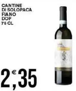 Vantaggio Cash&Carry Cantine di solopaca fiano DOP offerta