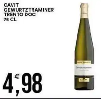 Vantaggio Cash&Carry Cavit gewurtztraminer trento DOC offerta