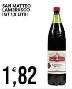 Vantaggio Cash&Carry San matteo lambrusco IGT offerta