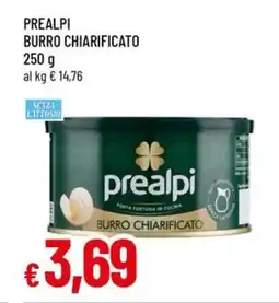 Famila Prealpi burro chiarificato offerta