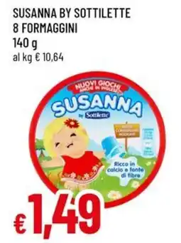 Famila Susanna by sottilette 8 formaggini offerta