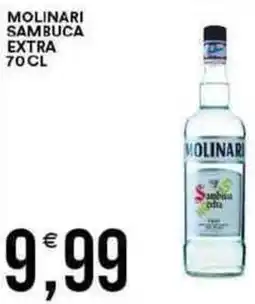 Vantaggio Cash&Carry Molinari sambuca extra offerta