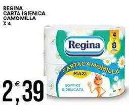 Vantaggio Cash&Carry Regina carta igienica camomilla x4 offerta