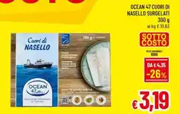 A&O Ocean 47 cuori di nasello surgelati offerta