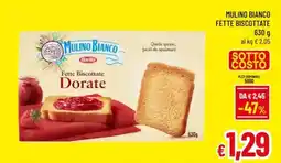 A&O Mulino bianco fette biscottate offerta