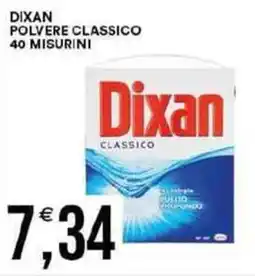 Vantaggio Cash&Carry Dixan polvere classico 40 misurini offerta