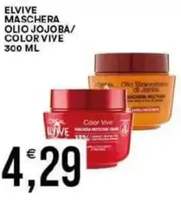 Vantaggio Cash&Carry Elvive maschera olio jojoba/ color vive offerta