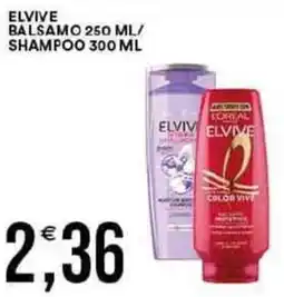 Vantaggio Cash&Carry Elvive balsamo/shampoo offerta