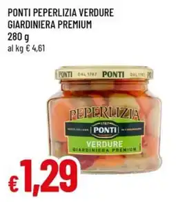 Famila Ponti peperlizia verdure giardiniera premium offerta