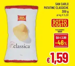 A&O San carlo patatine classiche offerta