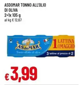 Famila Asdomar tonno all'olio di oliva offerta