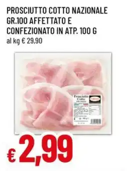 Famila Prosciutto cotto nazionale offerta