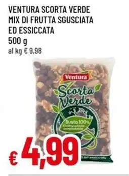 Famila Ventura scorta verde mix di frutta sgusciata ed essiccata offerta