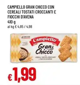 Famila Campiello gran chicco con cereali tostati croccanti e fiocchi d'avena offerta
