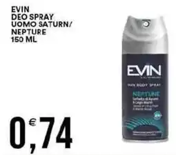 Vantaggio Cash&Carry EVIN Deo spray uomo saturn/ nepture offerta